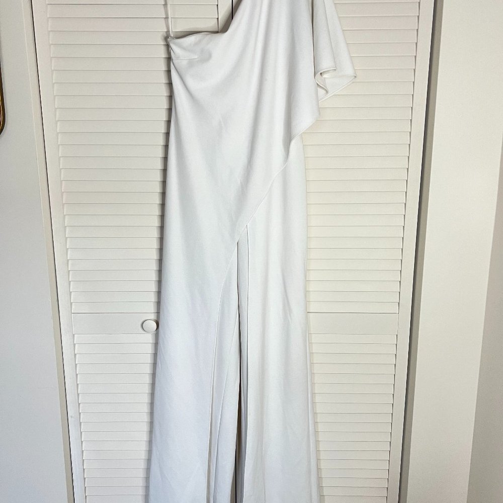 Adrianna Papell White Jump Suit